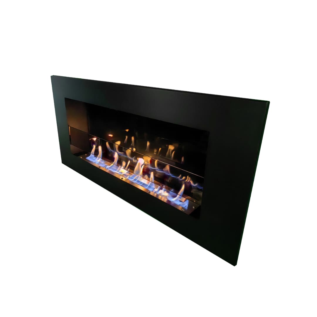 Биокамин "Русский огонь" Лофт 900V встраиваемый с декоративным стеклом (стемалитом) по цене 28 500 руб.