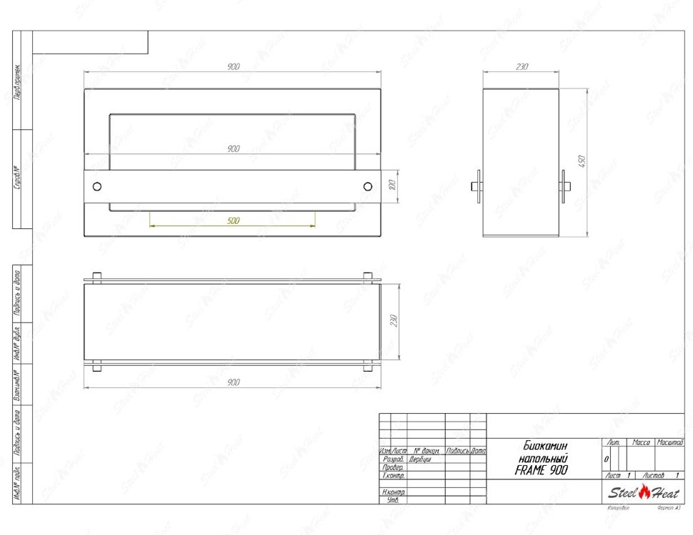 Биокамин SteelHeat WALL FRAME ONE 900 серый, стемалит Биокамин SteelHeat WALL FRAME ONE 900 серый, стемалит по цене 48 720 руб.