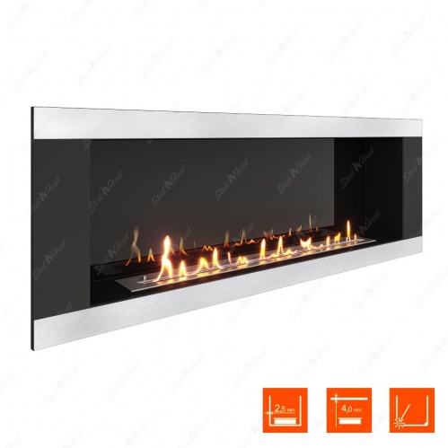 Биокамин SteelHeat LONG-H 1500 стемалит