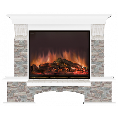 Бостон Грот цветной (белый)+Arte 28