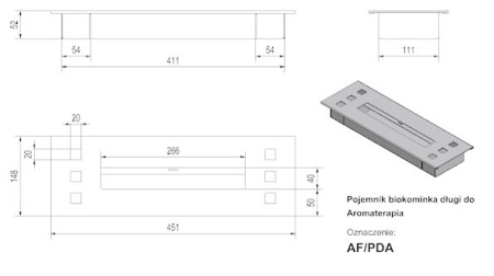 Прямоугольный контейнер Grand, АRОМА по цене 