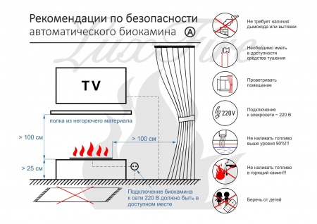 Автоматический биокамин Lux Fire Smart Flame 1500 INOX Автоматический биокамин Lux Fire Smart Flame 1500 INOX по цене