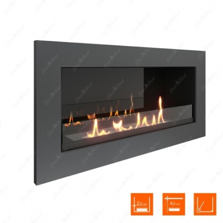 Биокамин SteelHeat ONE 800 стекло + стемалит по цене 40 800 руб.