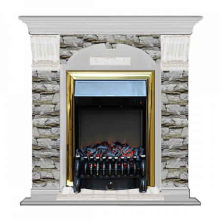 Арочный Алтай (беленый дуб)+Fobos Brass Арочный Алтай (беленый дуб)+Fobos Brass